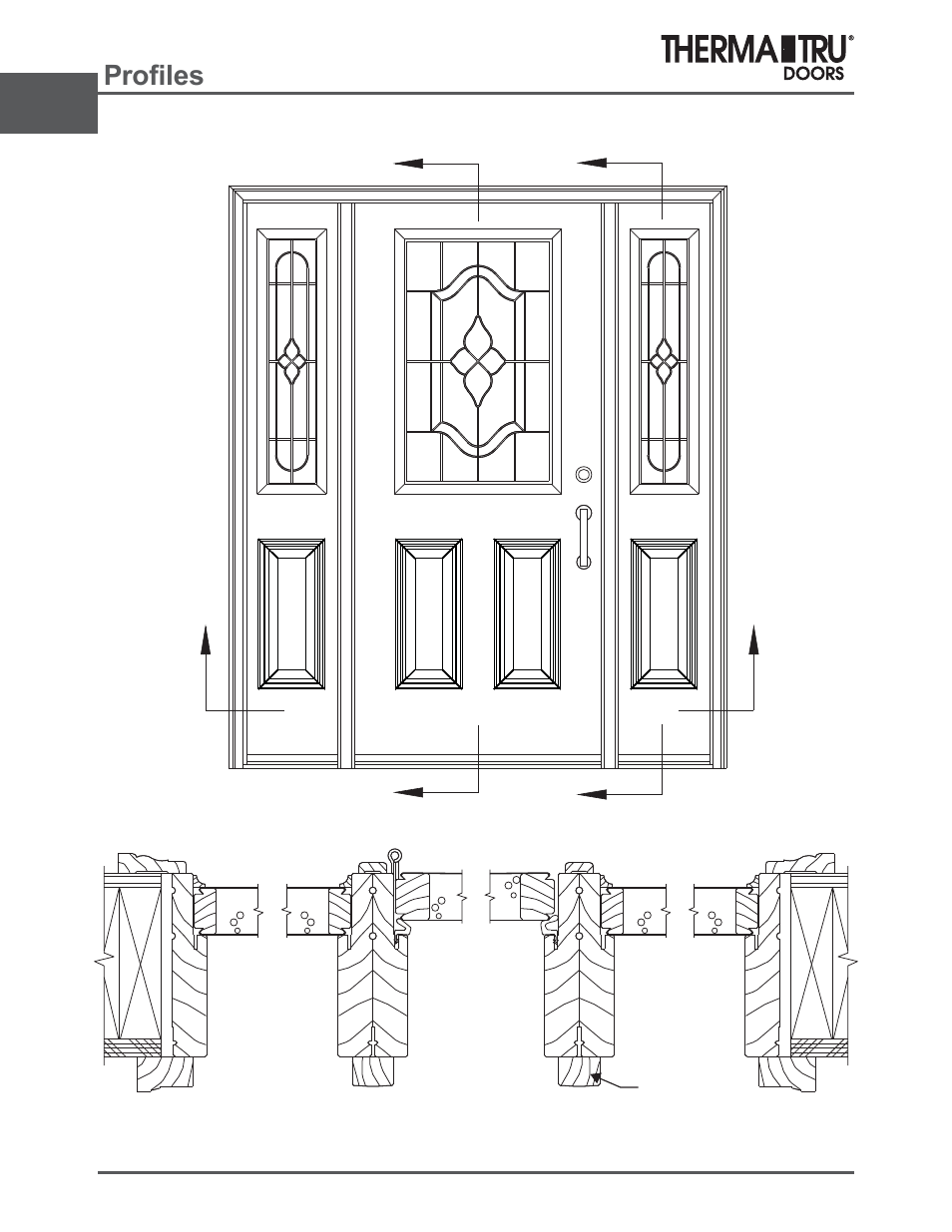 3ur¿ohv | Therma-Tru ARCH 2 Architectural Details - U1 Revised User Manual | Page 90 / 98