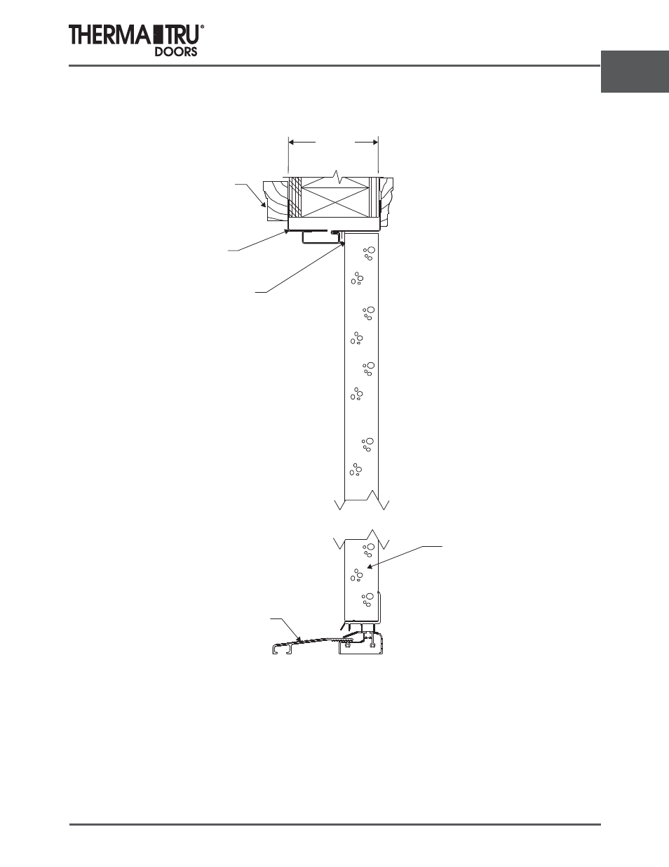 Adjusta-fit, 2 frame | Therma-Tru ARCH 2 Architectural Details - U1 Revised User Manual | Page 93 / 98