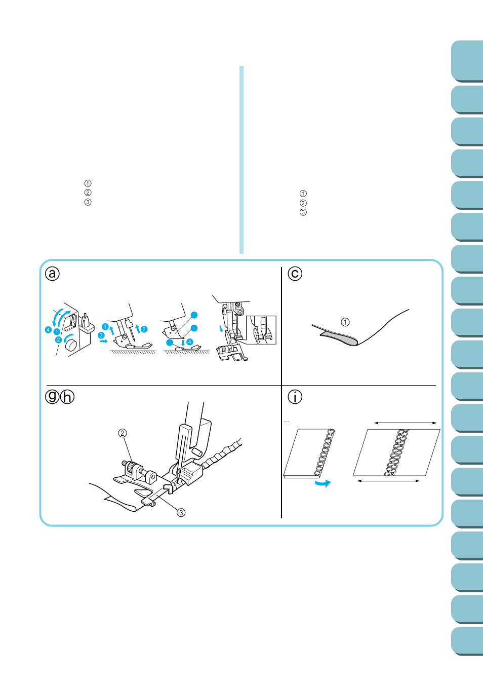 Ac gh i | Brother UM 103D User Manual | Page 58 / 68