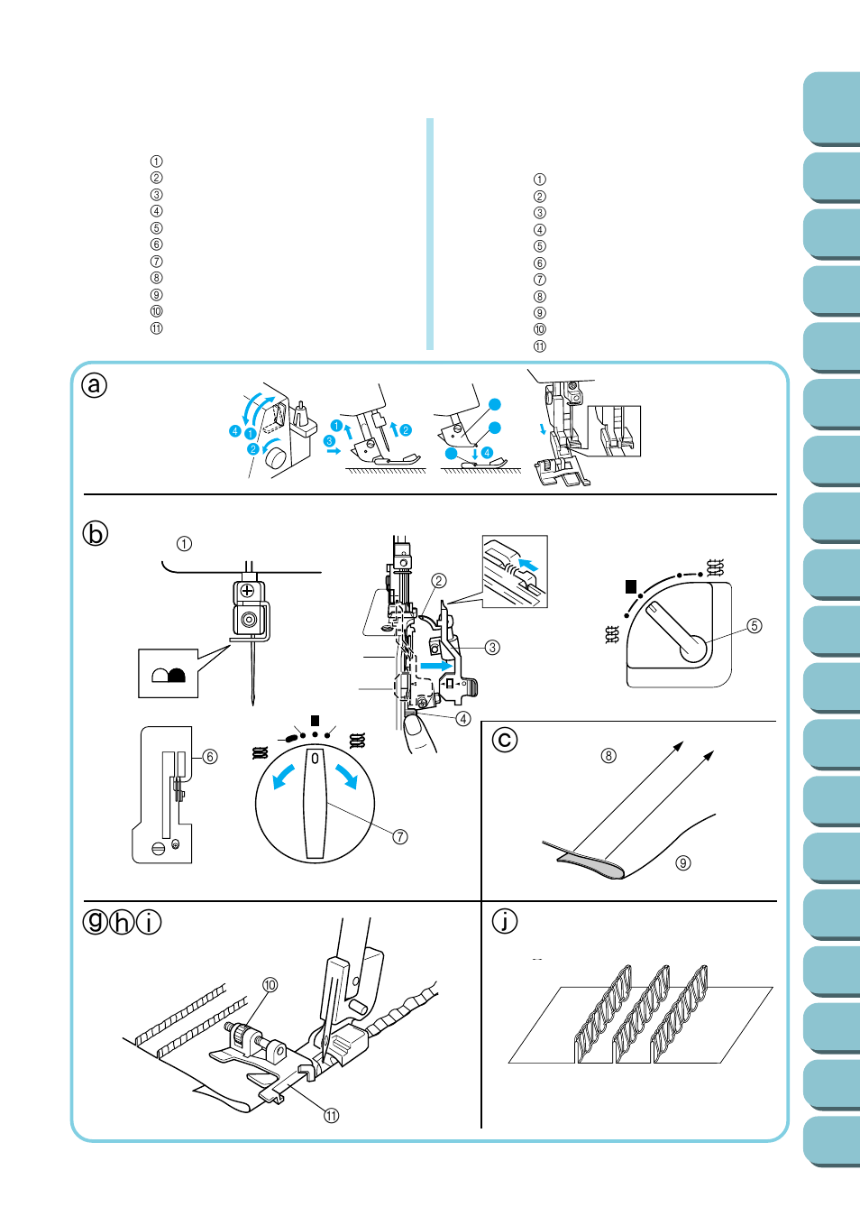 Ab j | Brother UM 103D User Manual | Page 60 / 68