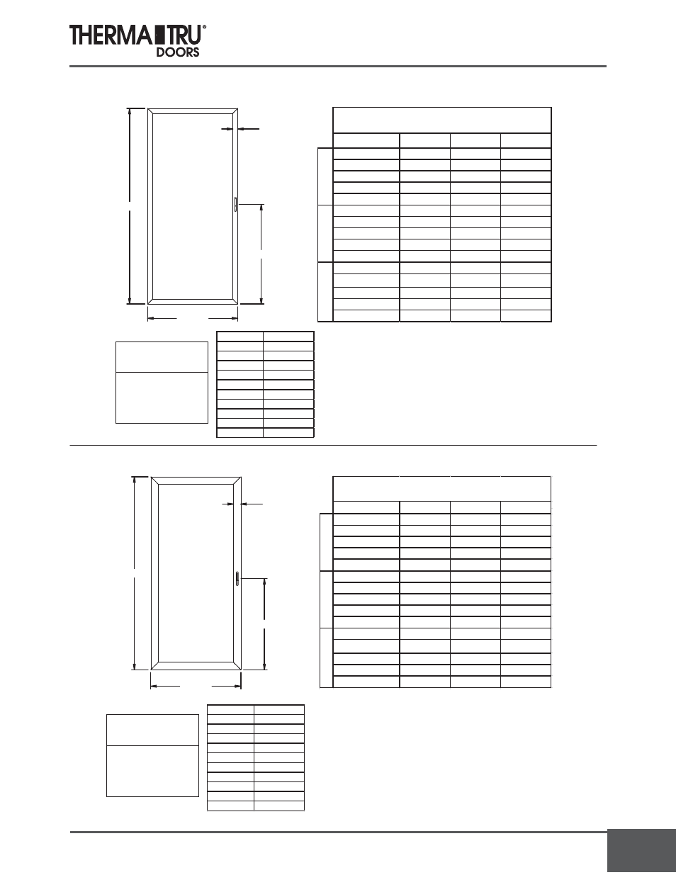 Sliding patio screens | Therma-Tru COMP 18 Replacement Parts - U1 Revised User Manual | Page 3 / 14