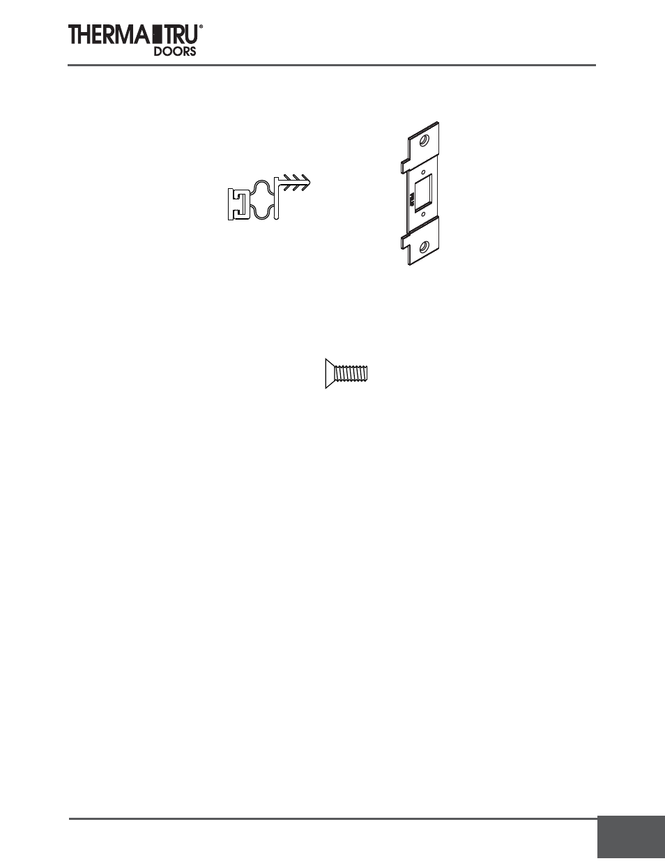 Steel frame parts | Therma-Tru COMP 18 Replacement Parts - U1 Revised User Manual | Page 9 / 14
