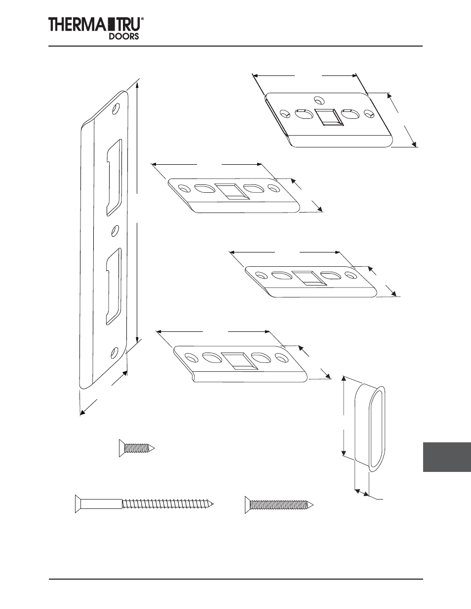 Therma-Tru COMP 14 Hardware - U1 Revised User Manual | Page 13 / 26