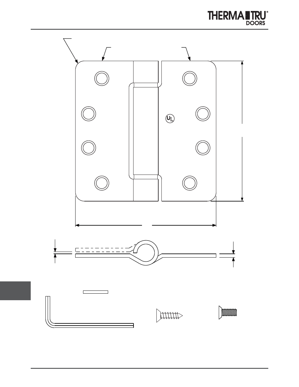 Therma-Tru COMP 14 Hardware - U1 Revised User Manual | Page 8 / 26