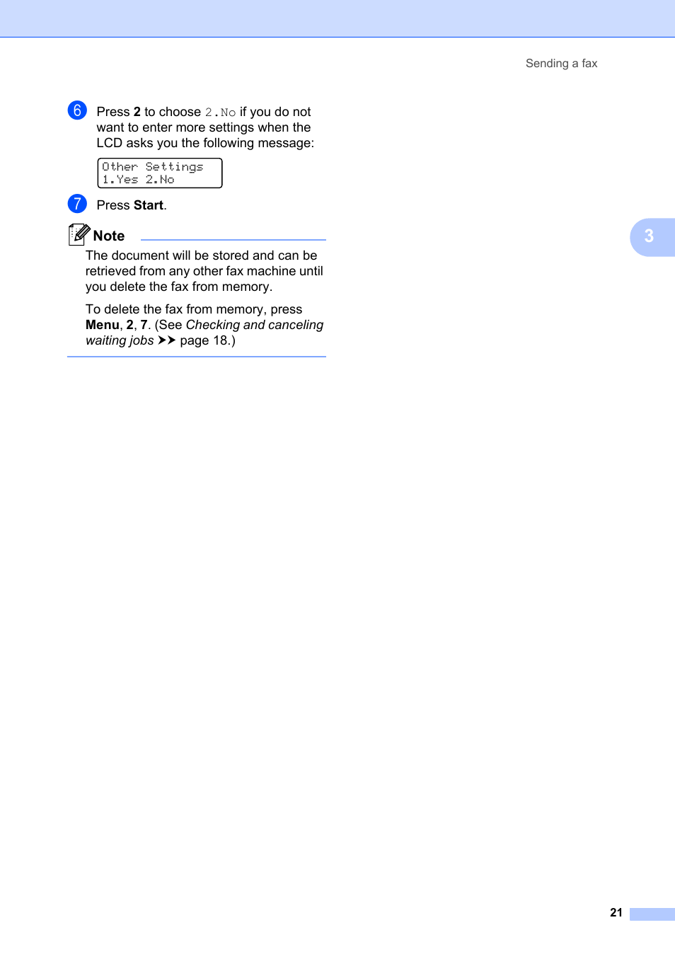 Brother FAX-2840 User Manual | Page 27 / 72