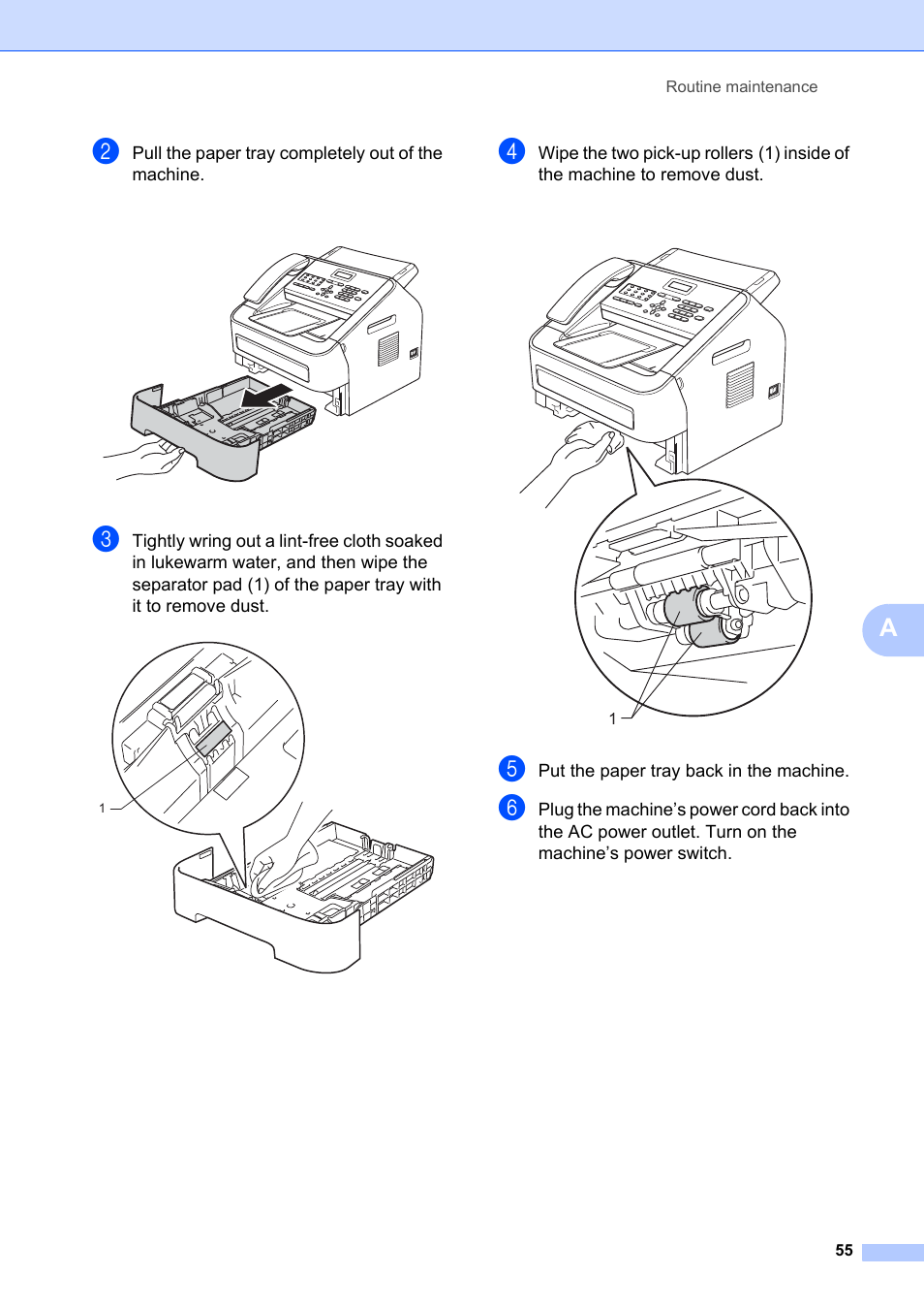 Brother FAX-2840 User Manual | Page 61 / 72