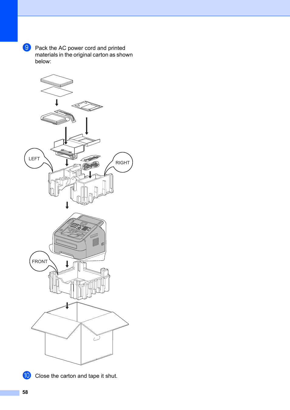 Brother FAX-2840 User Manual | Page 64 / 72