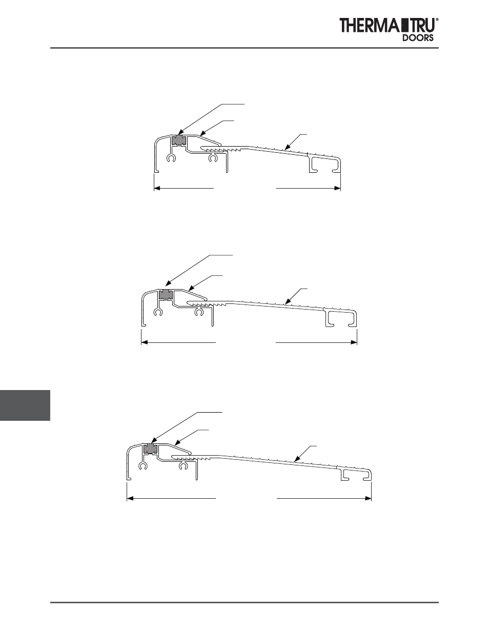 Adjusta-fit, 2 sill extensions | Therma-Tru COMP 12 Sills - U1 Revised User Manual | Page 16 / 21