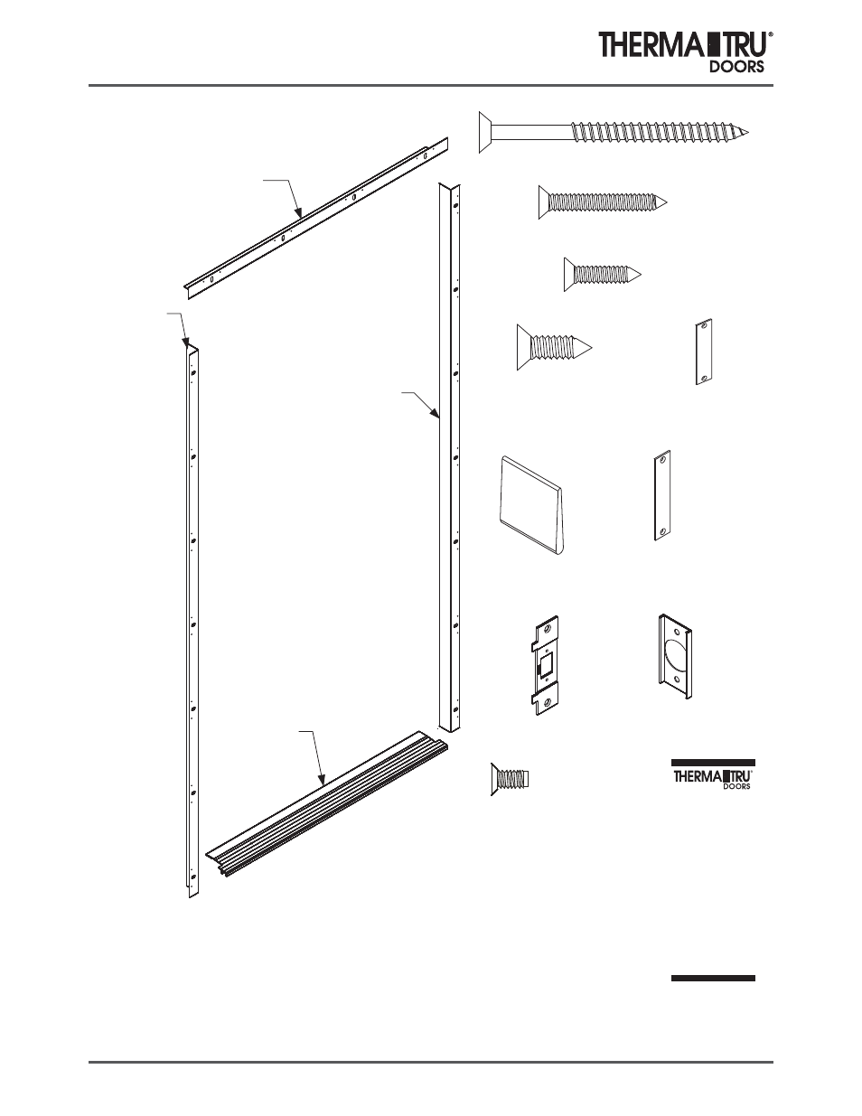 Adjusta-fit, 2 frame field package | Therma-Tru COMP 11 Frame Packages - U1 Revised User Manual | Page 4 / 4