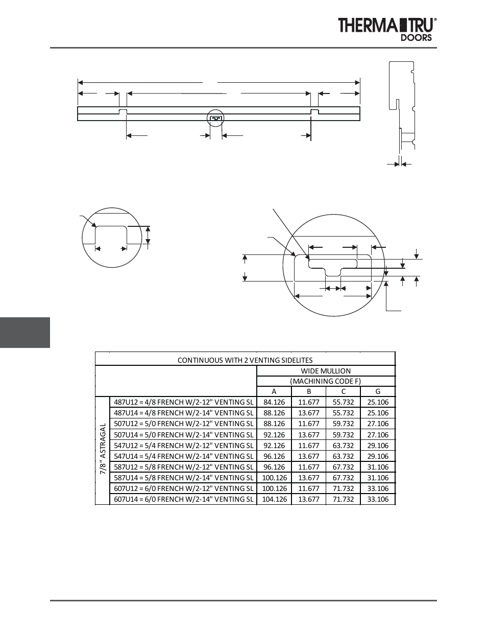 Head jambs | Therma-Tru COMP 10 Frame Parts - U1 Revised User Manual | Page 10 / 32