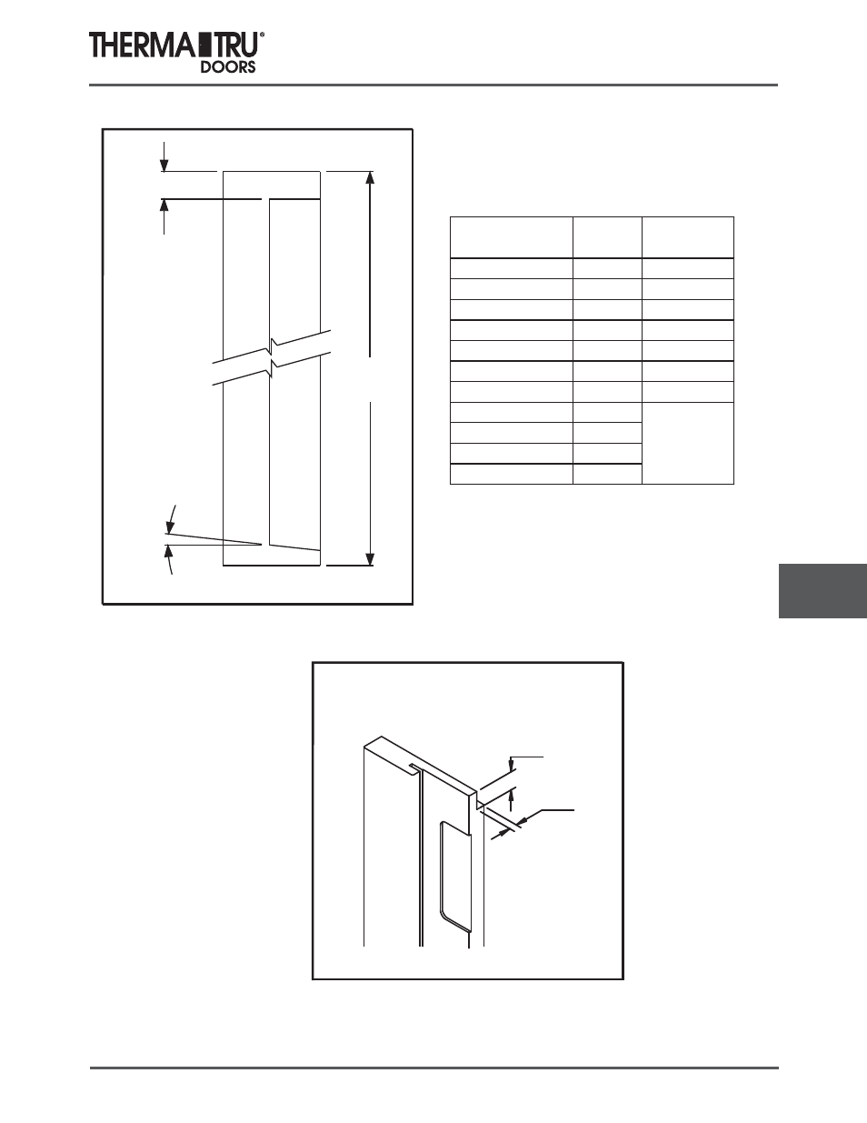 Side jambs | Therma-Tru COMP 10 Frame Parts - U1 Revised User Manual | Page 11 / 32