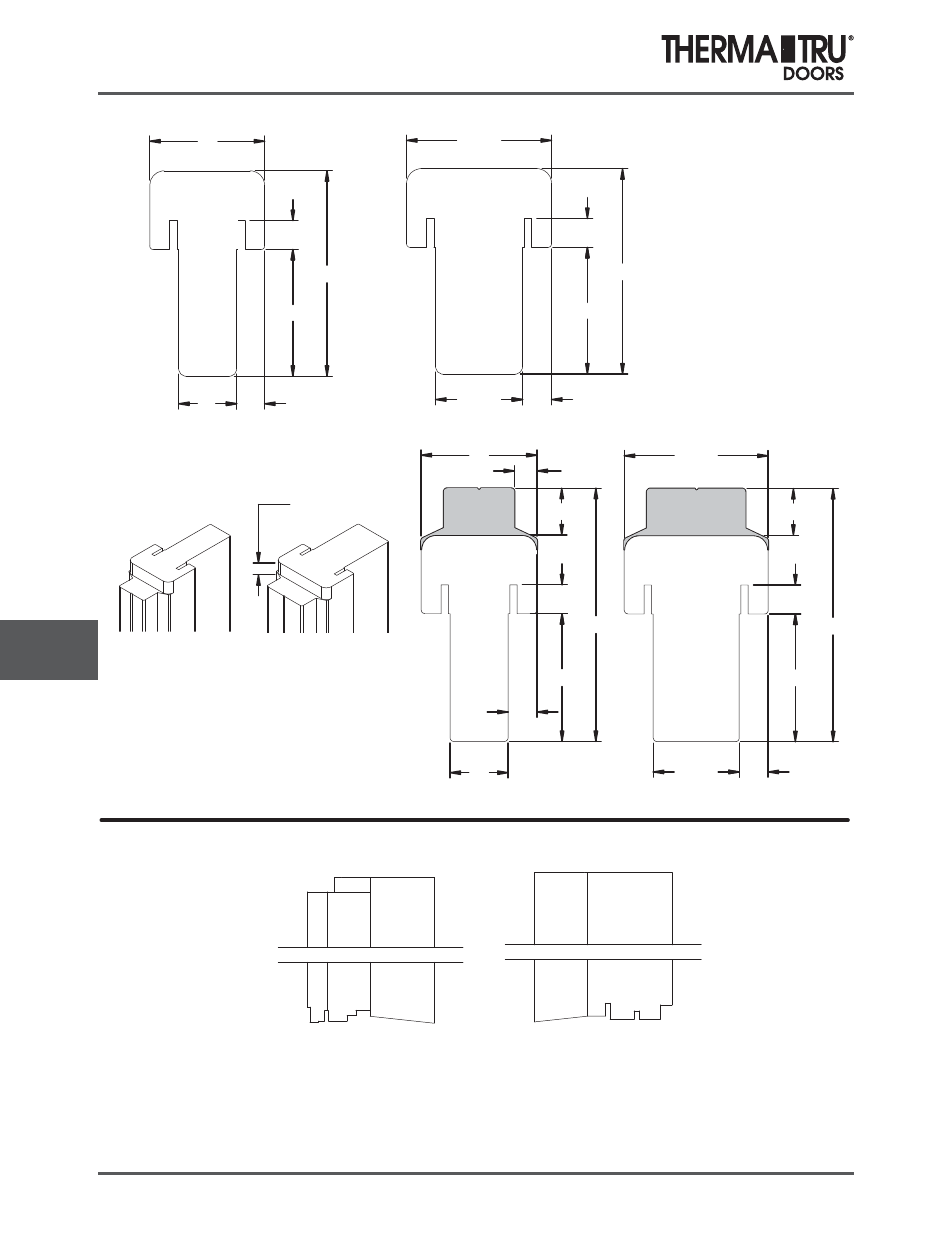 Mullions | Therma-Tru COMP 10 Frame Parts - U1 Revised User Manual | Page 16 / 32