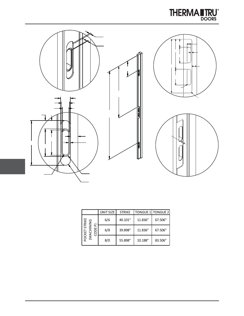 Mullions | Therma-Tru COMP 10 Frame Parts - U1 Revised User Manual | Page 20 / 32