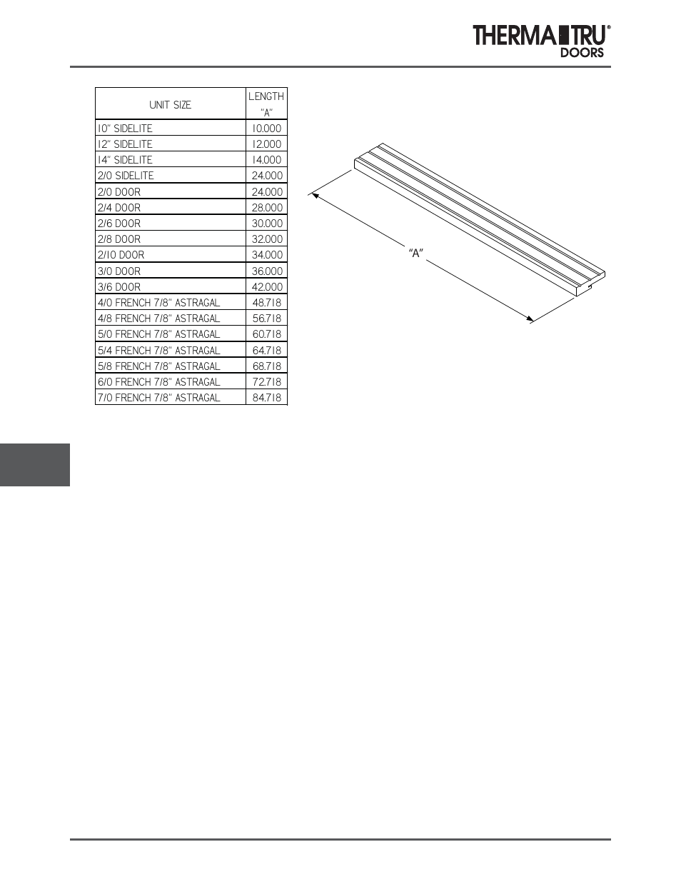 Head jambs | Therma-Tru COMP 10 Frame Parts - U1 Revised User Manual | Page 4 / 32