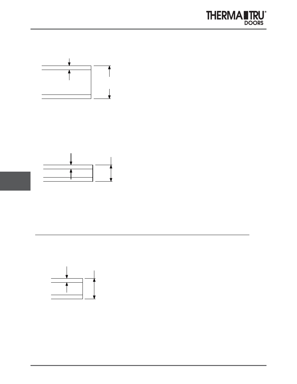 Smooth-star & steel glass sandwich thicknesses, Smooth star & steel framed ig’s, Smooth star flush glazed ig’s | Therma-Tru COMP 9 Lite Frames and Glass Specs - U1 Revised User Manual | Page 16 / 24