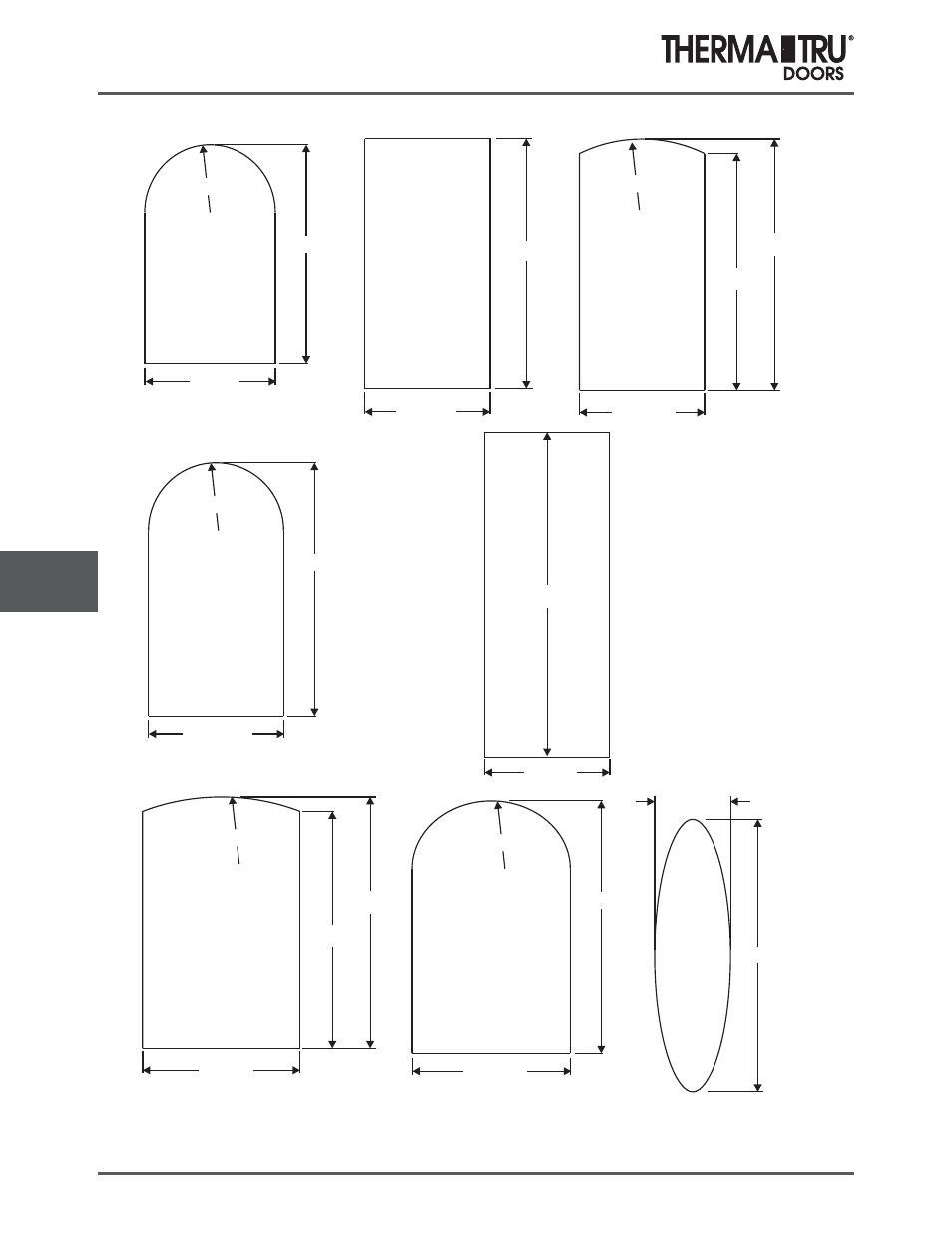 Classic-craft doorlite glass sizes | Therma-Tru COMP 9 Lite Frames and Glass Specs - U1 Revised User Manual | Page 20 / 24