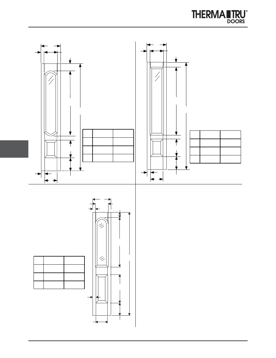 6/8 smooth-star sidelites | Therma-Tru COMP 8 Sidelite Panel Dimensions - U1 Revised User Manual | Page 26 / 32