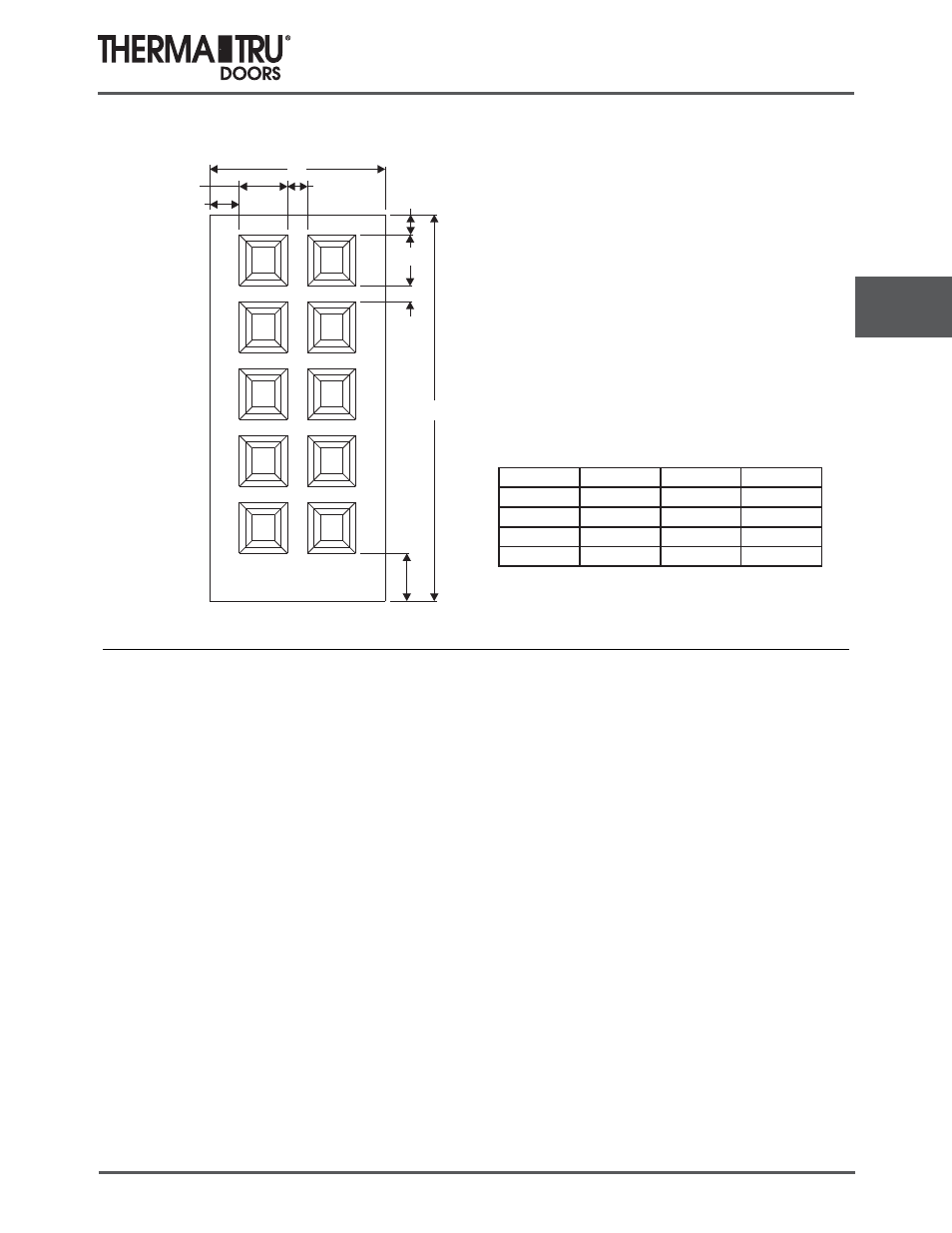 6/8 smooth-star raised panel doors | Therma-Tru COMP 5 Smooth Star Door Panel Dimensions - U1 Revised User Manual | Page 25 / 36