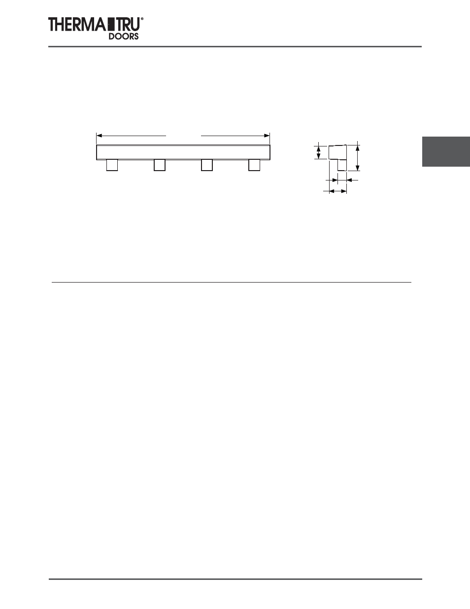 8/0 smooth-star doors | Therma-Tru COMP 5 Smooth Star Door Panel Dimensions - U1 Revised User Manual | Page 33 / 36