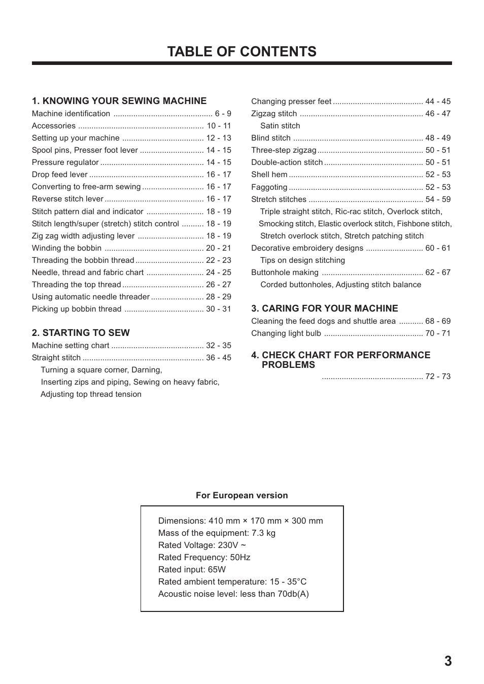 Juki HZL-35Z User Manual | Page 3 / 76