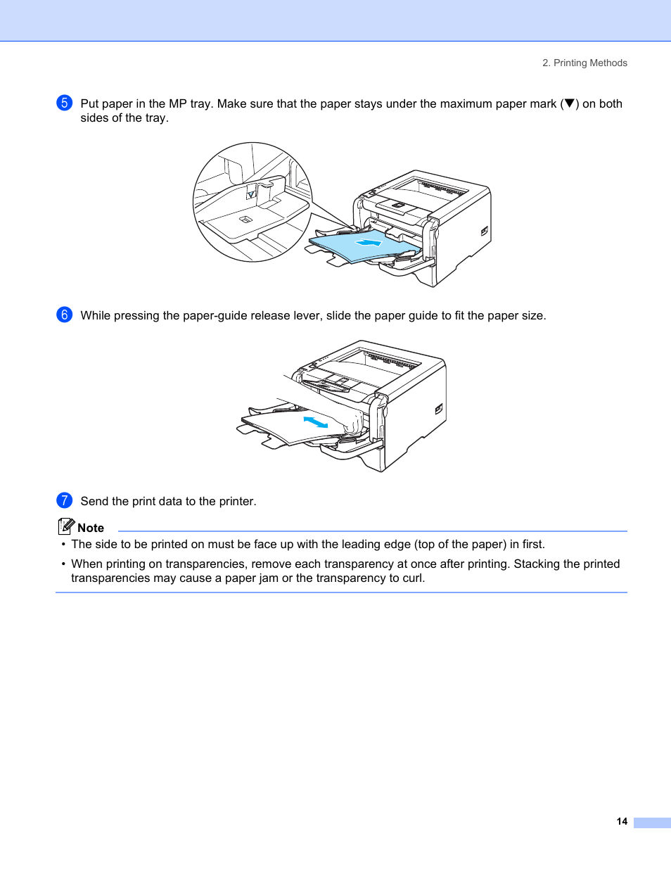 Brother HL-5240 User Manual | Page 22 / 138