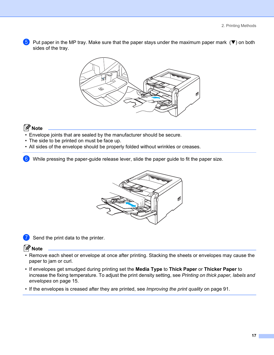 Brother HL-5240 User Manual | Page 25 / 138
