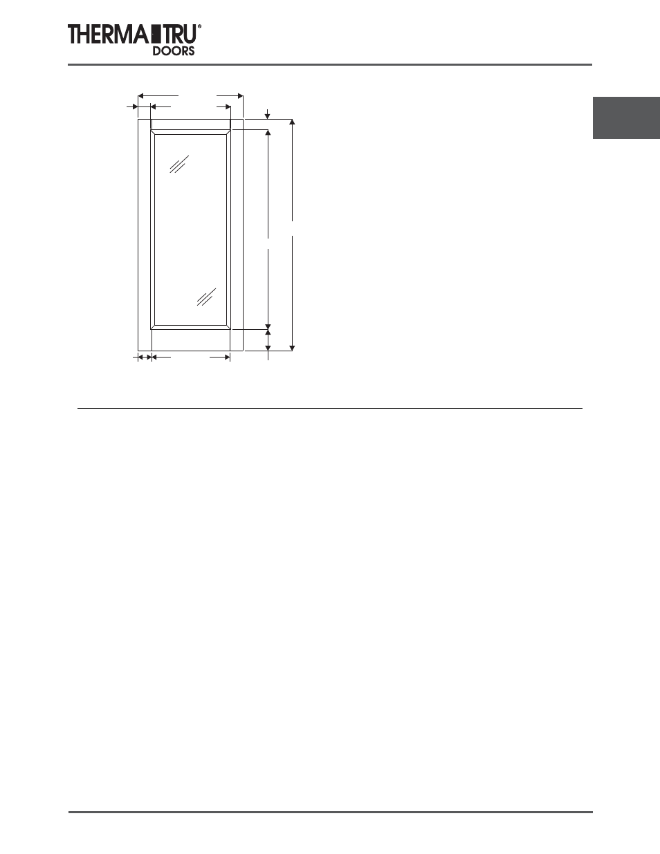 6/8 classic-craft mahogany doors | Therma-Tru COMP 3 Classic Craft Door Panel Dimensions - U1 Revised User Manual | Page 27 / 68