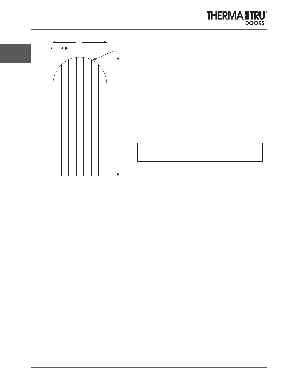 6/8 classic-craft rustic doors | Therma-Tru COMP 3 Classic Craft Door Panel Dimensions - U1 Revised User Manual | Page 50 / 68