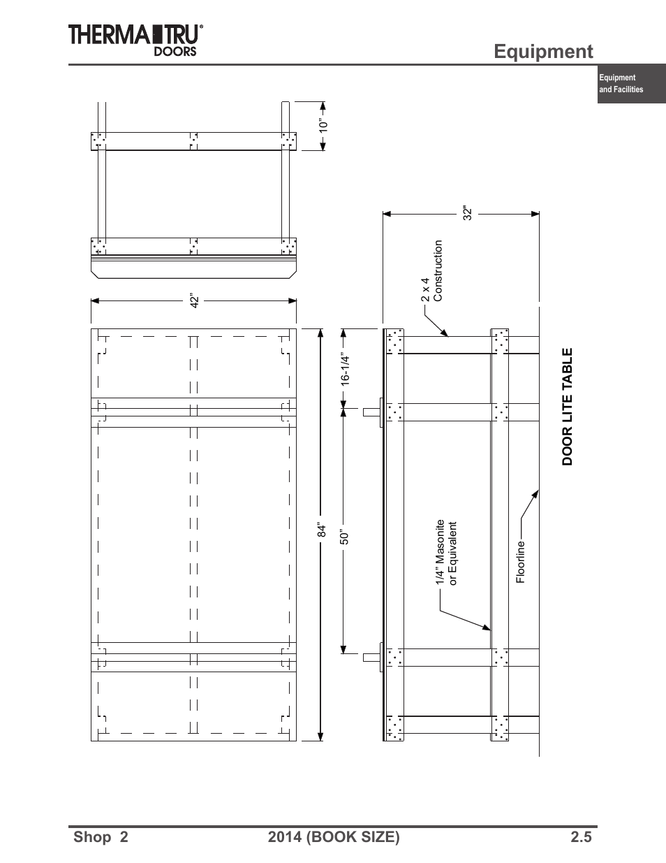 Equipment | Therma-Tru SHOP 2 Equipment and Facilities - Book Size User Manual | Page 5 / 9