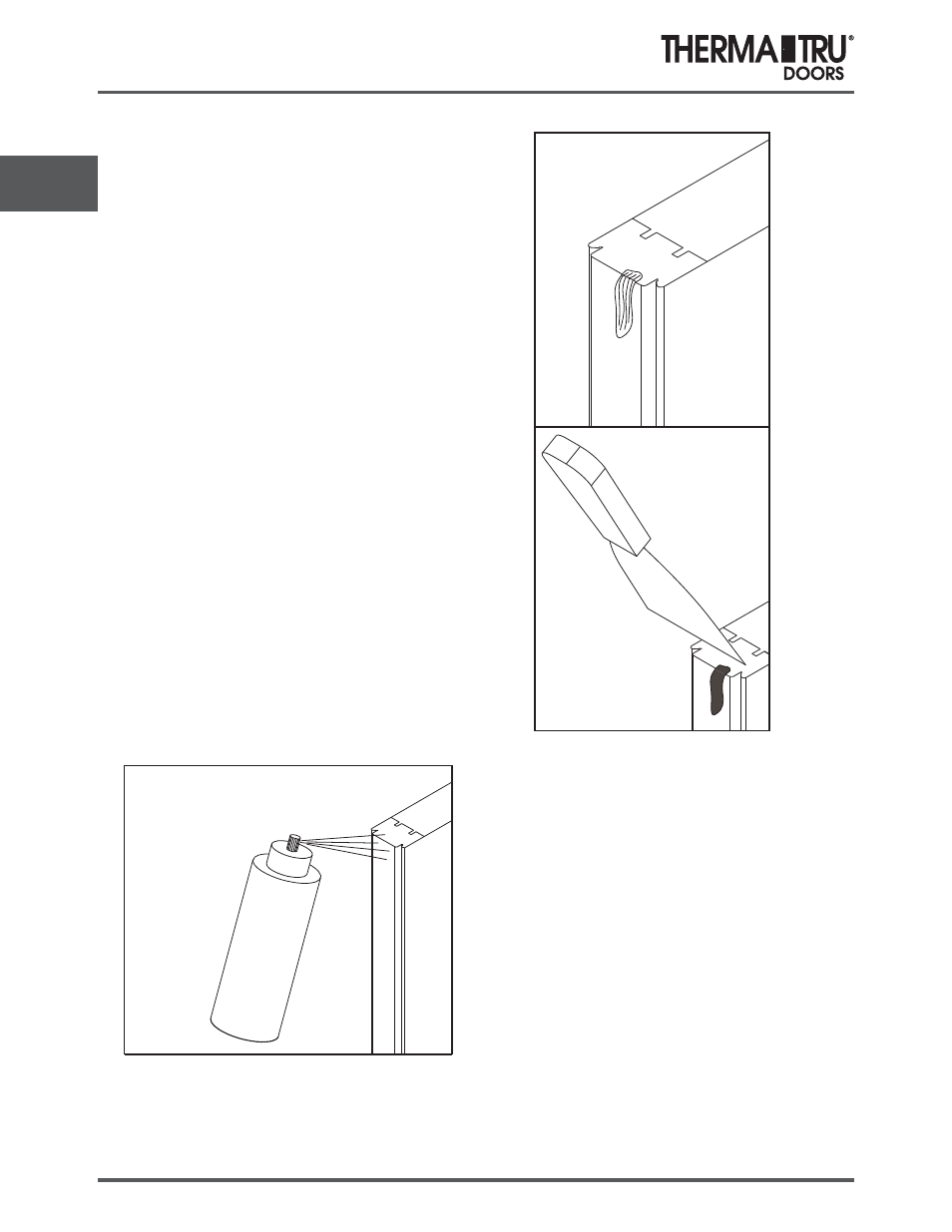 Slab repair | Therma-Tru SHOP 3 Door Preparation - U1 Revised User Manual | Page 12 / 65