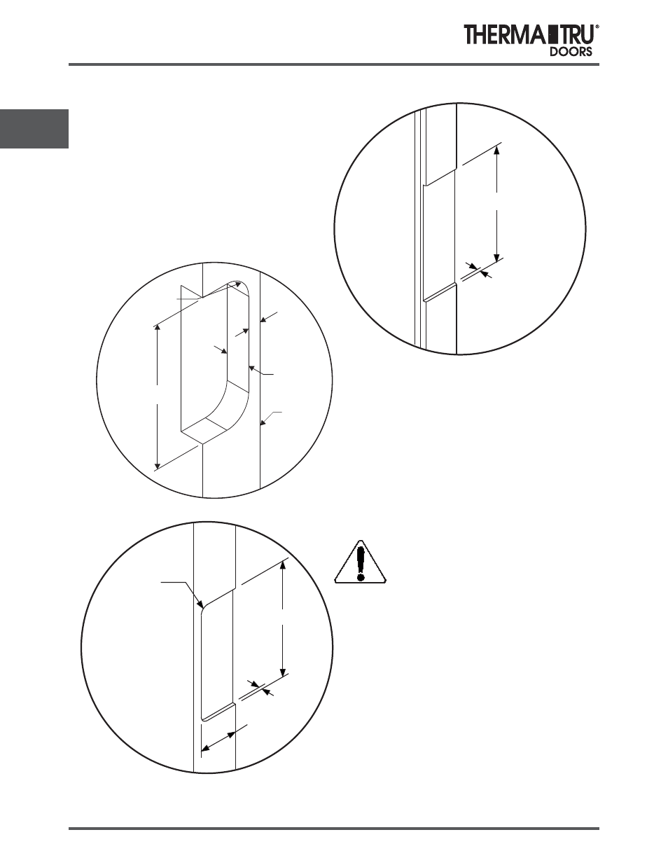 Therma-Tru SHOP 3 Door Preparation - U1 Revised User Manual | Page 18 / 65