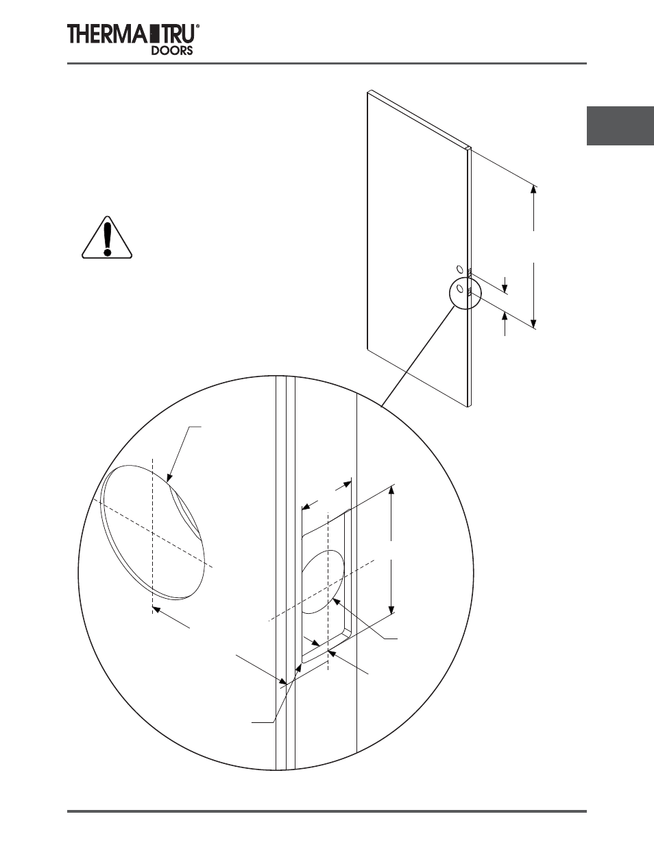 Therma-Tru SHOP 3 Door Preparation - U1 Revised User Manual | Page 19 / 65