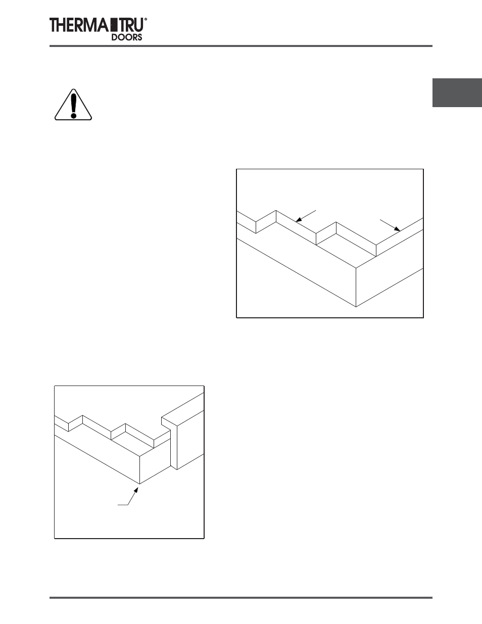Doorlite and panel preparation | Therma-Tru SHOP 3 Door Preparation - U1 Revised User Manual | Page 33 / 65