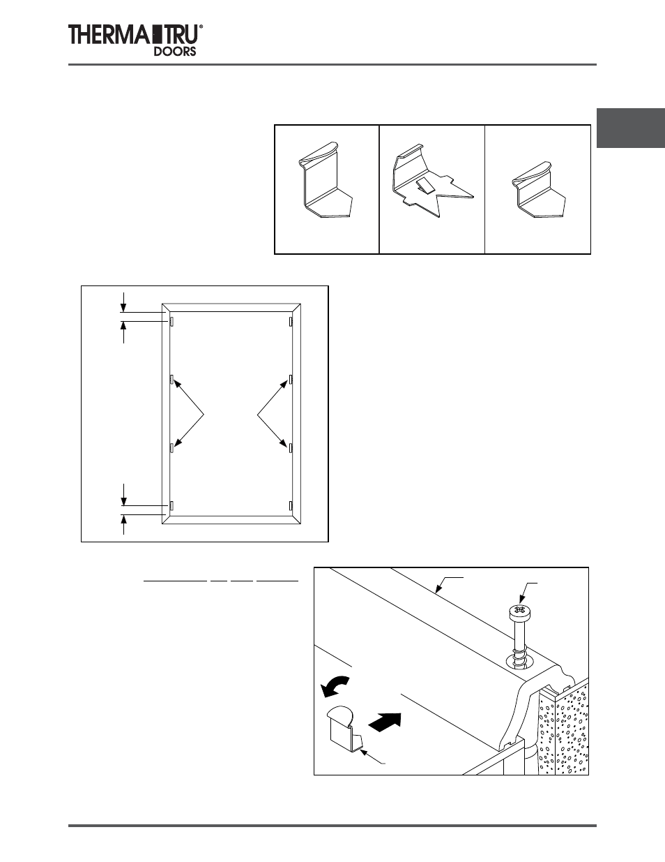 Grille installation | Therma-Tru SHOP 3 Door Preparation - U1 Revised User Manual | Page 47 / 65