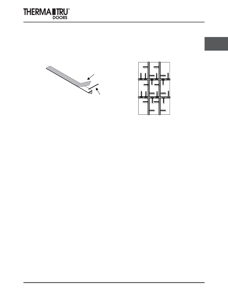 Therma-Tru SHOP 3 Door Preparation - U1 Revised User Manual | Page 53 / 65