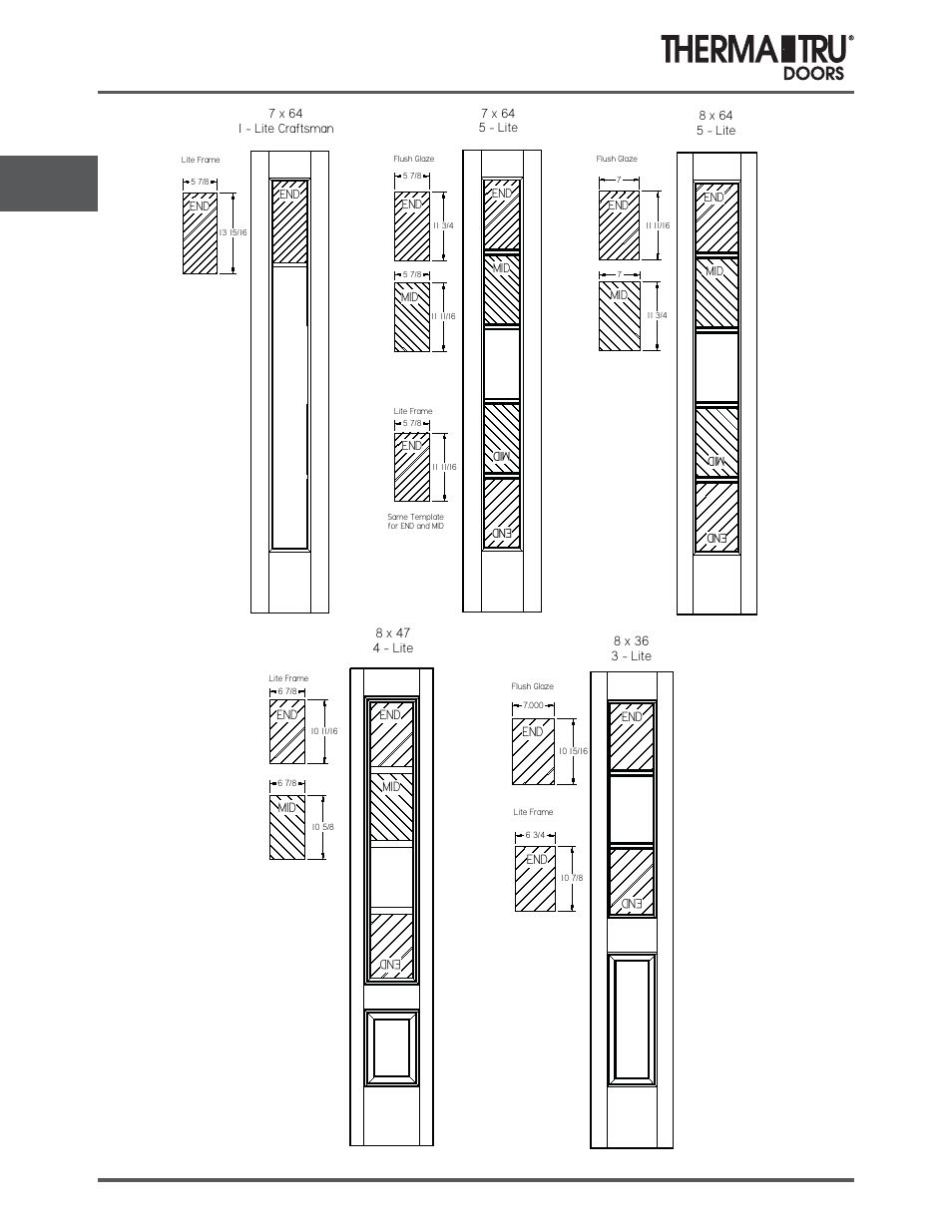 Therma-Tru SHOP 3 Door Preparation - U1 Revised User Manual | Page 56 / 65