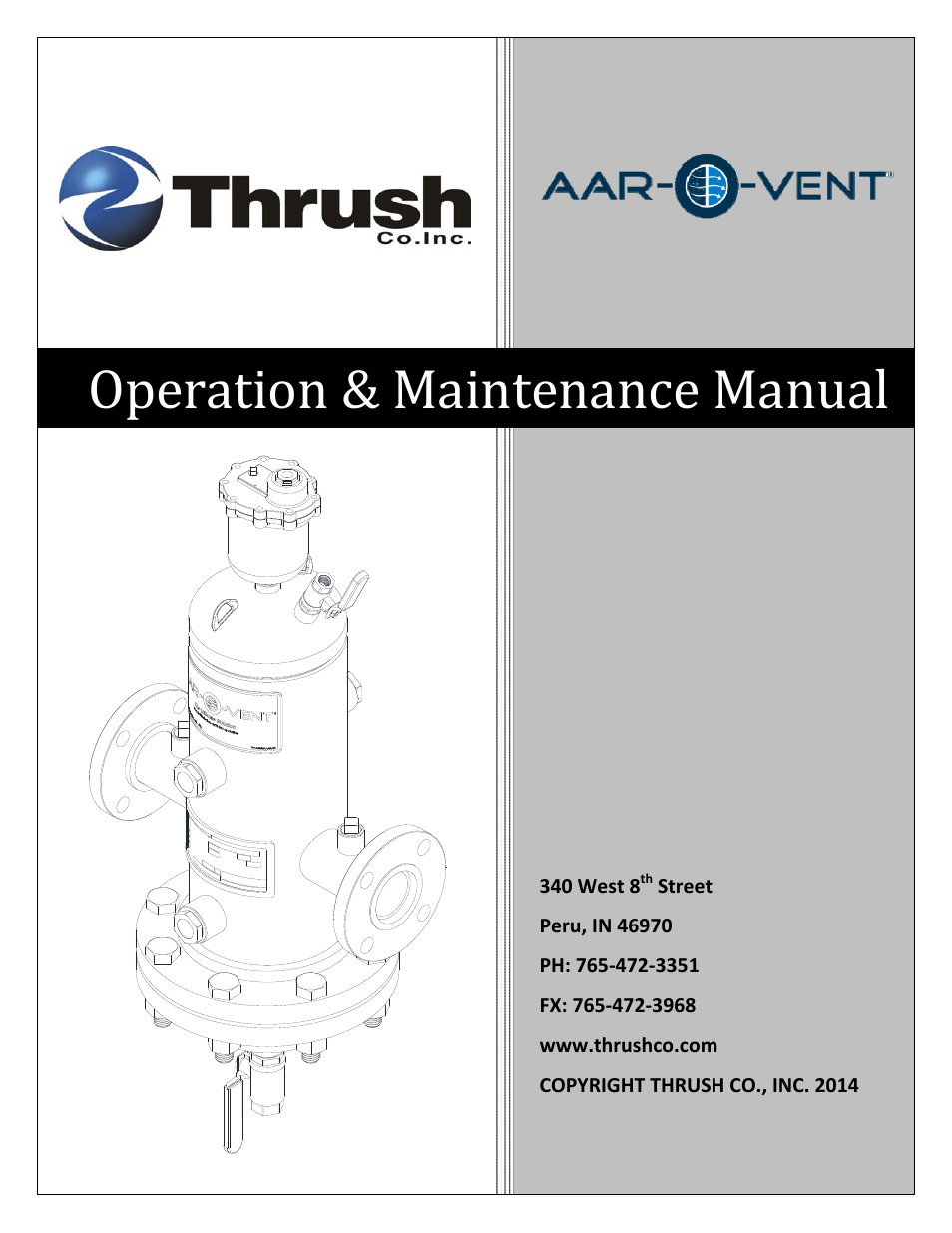Thrush AHF Series User Manual | 17 pages