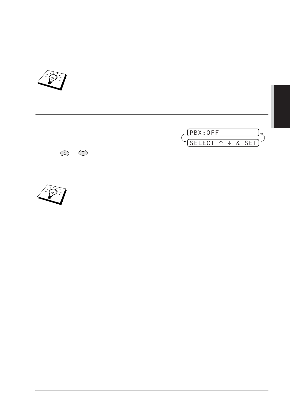 Setting pabx | Brother FAX-727 User Manual | Page 24 / 125