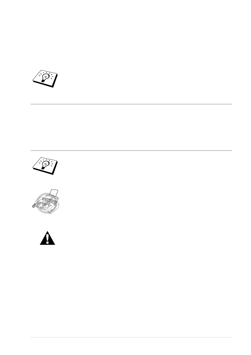 Using this manual, Finding information, Symbols used in this manual | Brother FAX-727 User Manual | Page 3 / 125