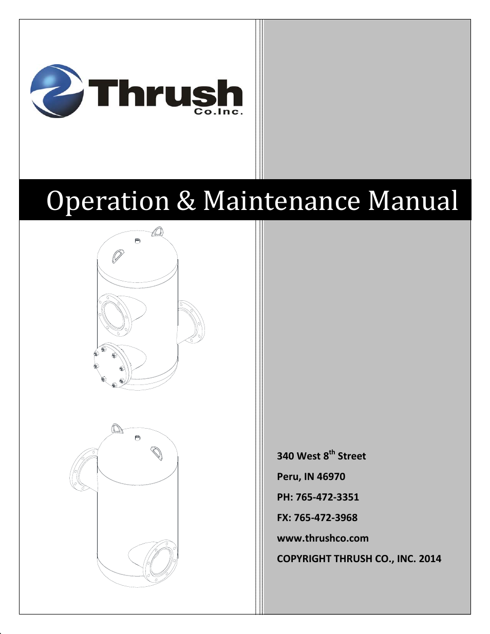 Thrush ASL Air Separators User Manual | 12 pages