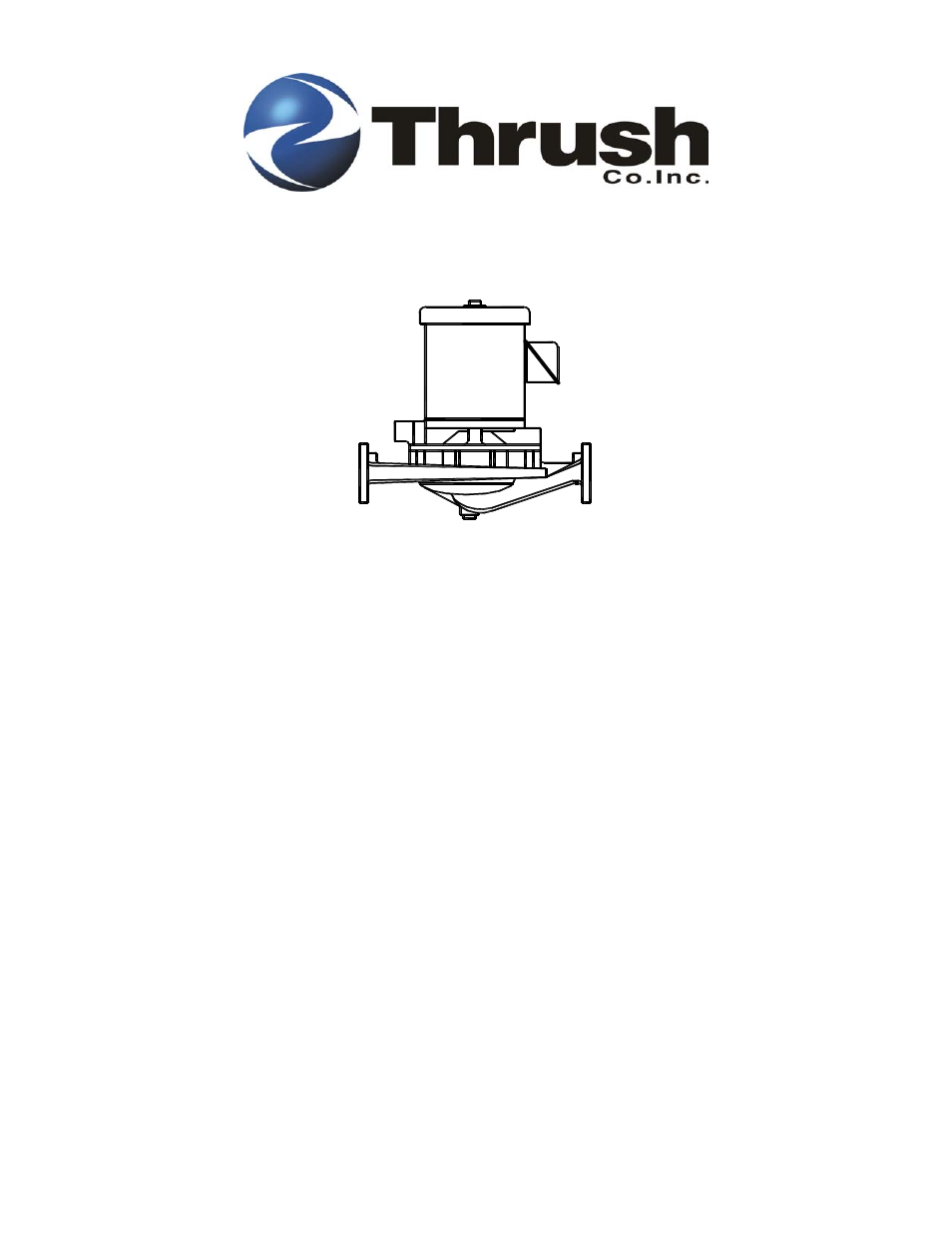 Thrush TV2g In-Line Centrifugal Pumps User Manual | 6 pages