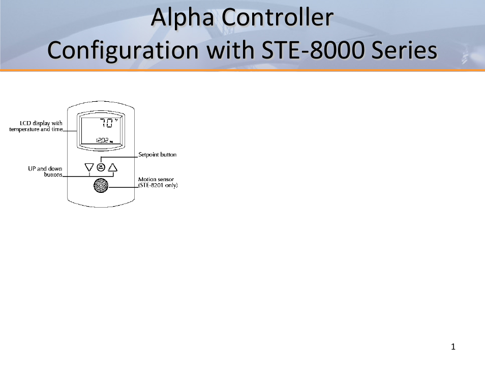 Titus Alpha Commissioning Guide User Manual | 5 pages