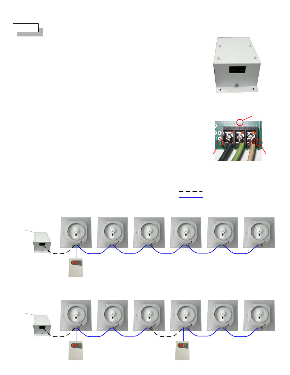 Wiring instructions, Examples | Titus Analog T3SQ-1 IOM User Manual | Page 2 / 6