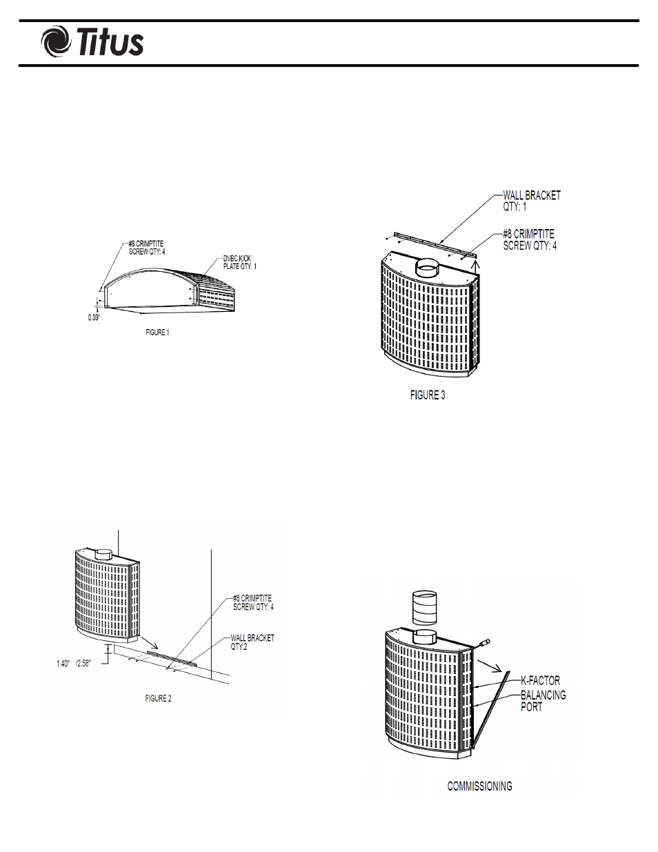 Dvbc, Installation manual, Dvbc installation | Titus Displacment Ventilation User Manual | Page 15 / 22