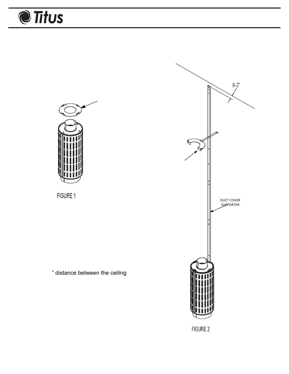 Installation manual, Dvcp duct cover installation | Titus Displacment Ventilation User Manual | Page 4 / 22