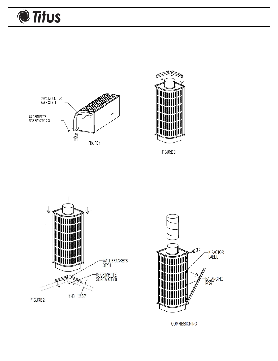 Dvvc, Installation manual, Dvvc installation | Titus Displacment Ventilation User Manual | Page 7 / 22