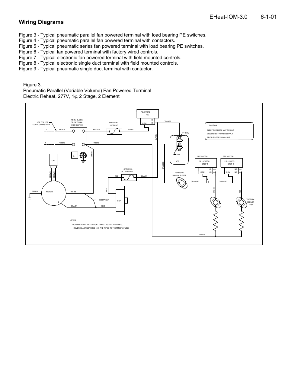 Wiring diagrams | Titus Electric Heat IOM User Manual | Page 3 / 10