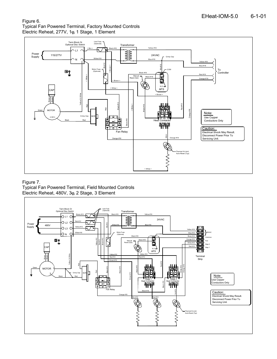 Caution | Titus Electric Heat IOM User Manual | Page 5 / 10