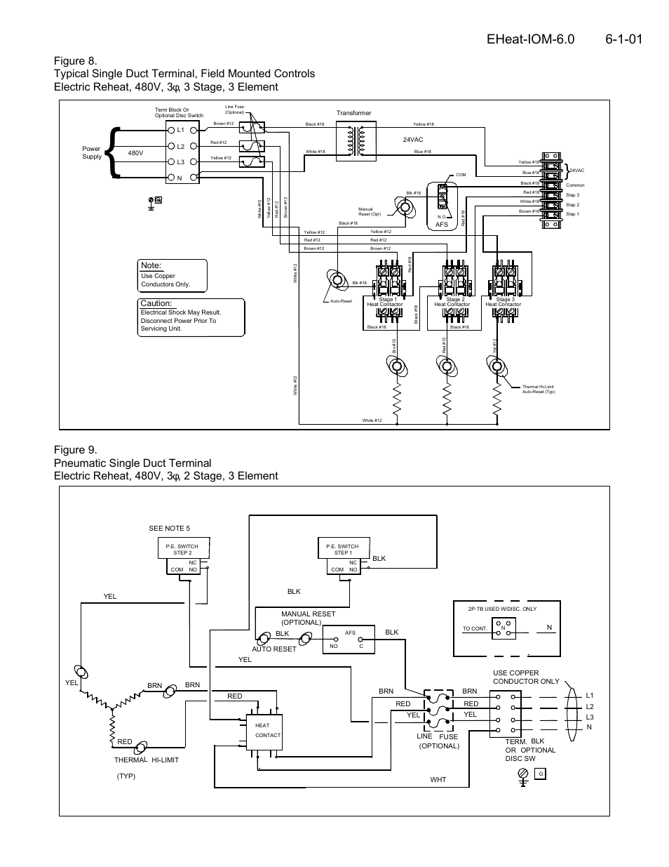 Caution | Titus Electric Heat IOM User Manual | Page 6 / 10