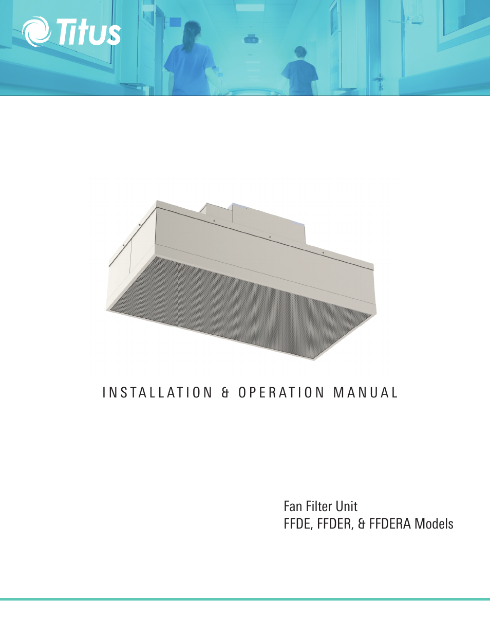 Titus FFDE/FFDER/FFDERA User Manual | 27 pages